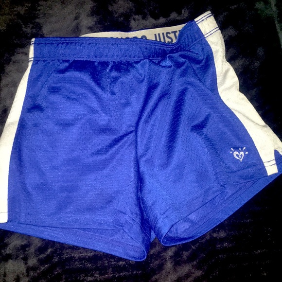Blue justice shorts for nine dollars buy theme pls✅
